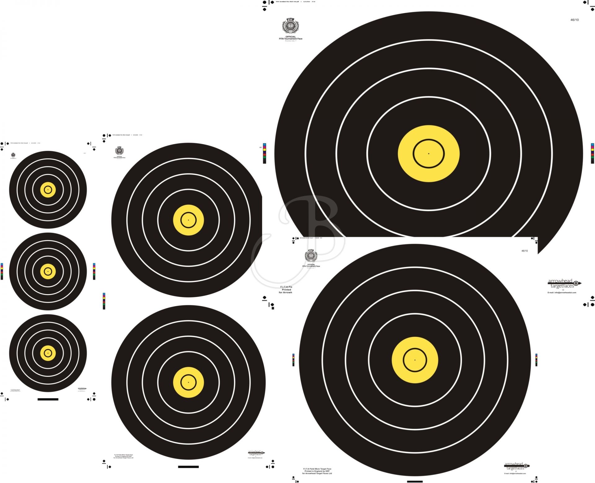 ARROWHEAD H&F FACE 20 CM 3PCS