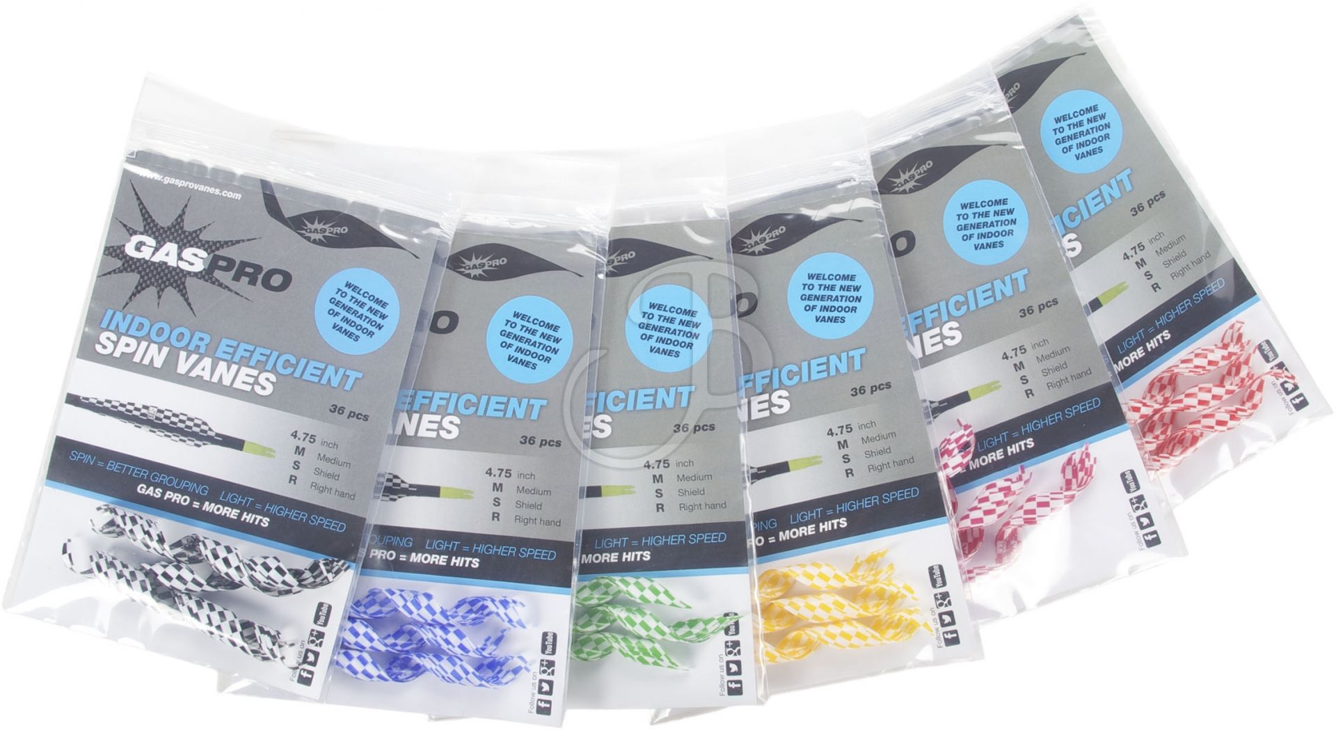 GAS PRO VANES INDOOR 4.75"SH.36PC