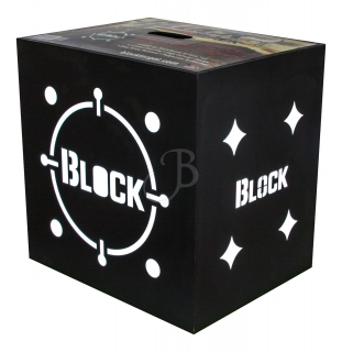 BLOCK TARGET BLACK B18 18"X18"X16"